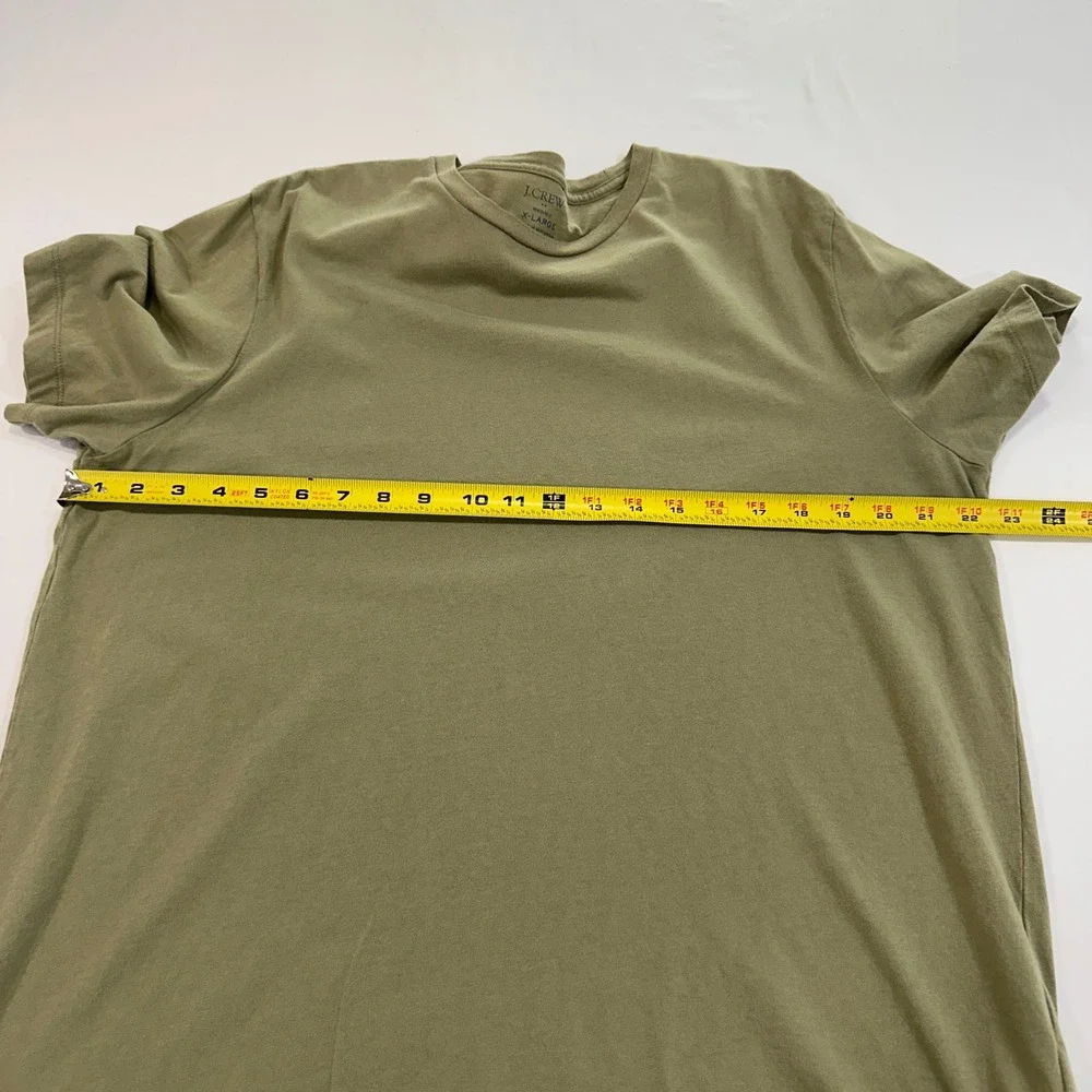 J.Crew Washed Cotton T-Shirt Mens XL Green Short‎ Sleeve Re-Imagined | Gorpcore